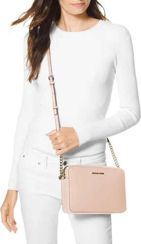 Vista 10 de MICHAEL Michael Kors Jet Set - Juego de cruz de piel Saffiano grande