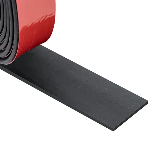 Vista 29 de Tiras de goma de neopreno con parte trasera adhesiva, junta autoadhesiva para acolchado de alfombrilla, 1 pulgada de ancho x 1/5 pulgadas de grosor