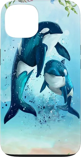 Vista 7 de iPhone 16 Orca Whales Animal Nature Case Men Women Boys Girls Orca Case