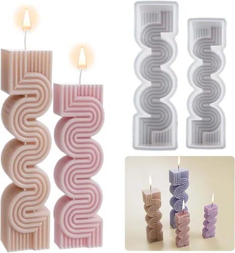 Vista 8 de Suture Bear Doll Bear Candle Animal Resina Casting Making Moldes Molde de silicona para velas Decoración del hogar Fabricación de velas Molde