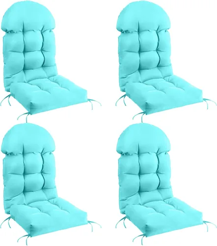 Vista 12 de FUNBERRY - Cojín para silla Adirondack, cojines gruesos y cómodos para mecedora, antideslizante, con protector contra decoloración, impermeable
