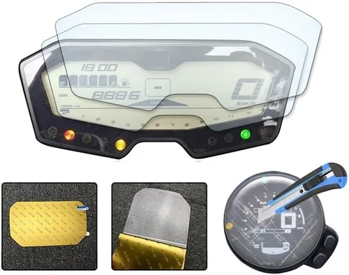 Vista 4 de Película protectora para tablero de instrumentos de protección para Yamaha y AHA MT-07 MT07 FZ-07 FZ07 MT FZ 07 2015-217 motocicleta Scratch Cluster