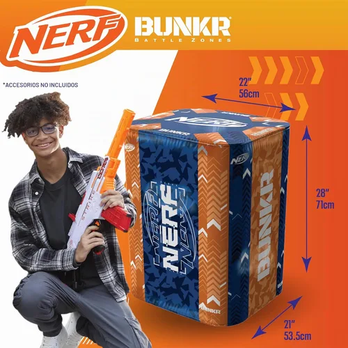 Vista 6 de NERF BUNKR Battle Royale - Búnker inflable Battlezone