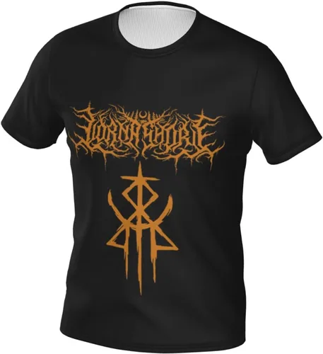 Vista 2 de Lorna Shore Logo T Shirt Man's Summer Tee Casual Short Sleeve 3D Print T-Shirts