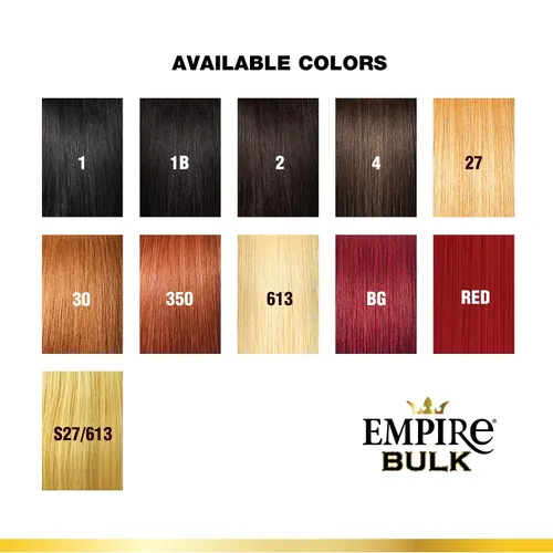 Vista 7 de Sensationnel Empire Bulk Braiding – Trenzado a Granel – Trenzas de cabello humano profundo para estilos de caja boho sin nudos o estilos de ondas