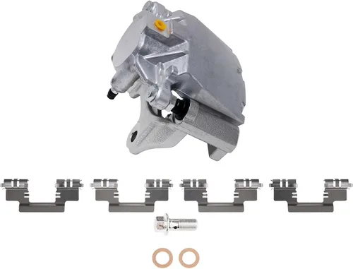 Vista 4 de Detroit Axle - Kit de freno trasero para Chevy GMC Silverado Sierra Suburban 1500 Yukon Tahoe Avalanche Cadillac Escalade Pinza de freno de disco