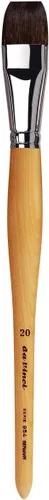 Vista 100 de Da Vinci Watercolor Serie 5830 CosmoTop Mix B Pincel para pintar, Mezcla sintética/natural para lavado plano, Tamaño 10