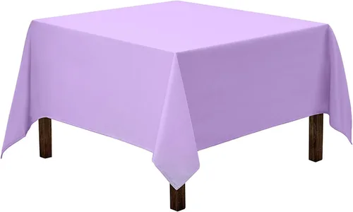 Vista 13 de Mantel rectangular – Mantel decorativo para banquetes, cocinas de fiesta, comedor, 400 hilos y 100% algodón centro y mantel de té, paquete de 5