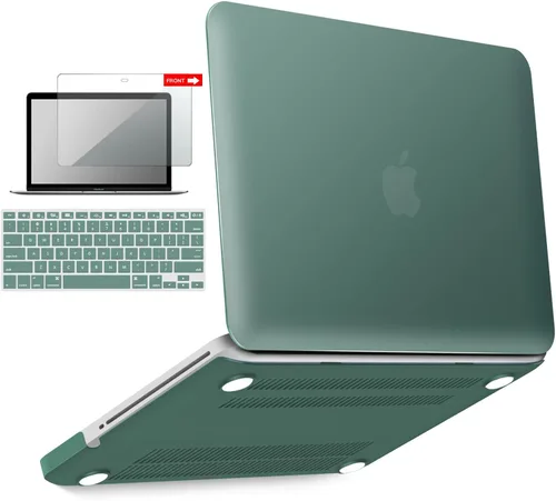 Vista 14 de IBENZER Compatible con MacBook Pro de 13 pulgadas A1278 Release 2012-2008, carcasa rígida de plástico con teclado y cubierta de pantalla para Apple