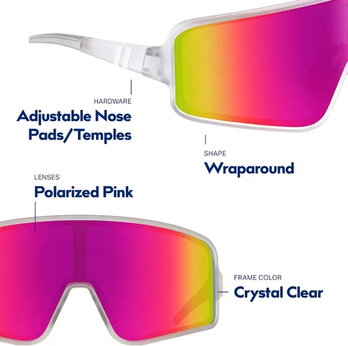 Vista 115 de Blenders Eyewear Eclipse X2 - Gafas de sol polarizadas - Lente envolvente - 100% protección UV - Para hombres y mujeres