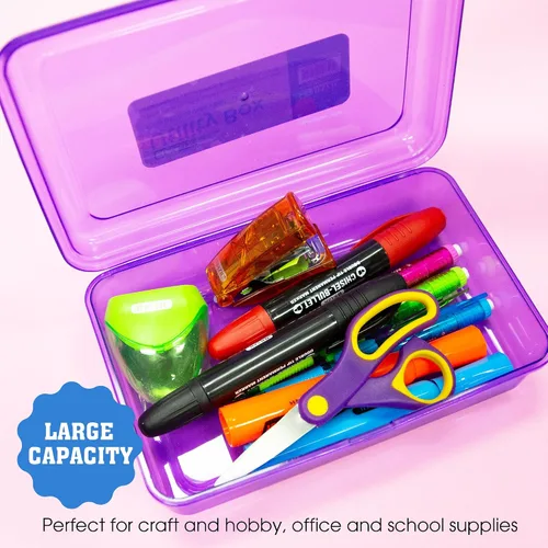 Vista 4 de BAZIC PRODUCTS Basix - Caja multiusos para escritorio, oficina, escuela