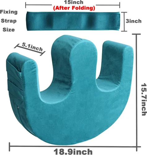 Vista 2 de Sexysamba Dispositivo de torneado para pacientes postrados en cama con correa de fijación, productos de asistencia para ancianos, almohada