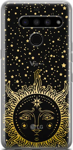 Vista 9 de Mertak Clear Phone Case Compatible with LG Stylo 6 5 4 K61 K51S K41S K30 K20 Q70 Q60 Mountains Silicone Protective Girls Tribal Slim Cover Design