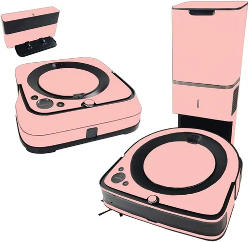 Vista 4 de MightySkins Skin compatible con iRobot Roomba s9+ Vacuum & Braava Jet m6 Bundle - Azul bebé sólido Funda protectora y única de vinilo Fácil