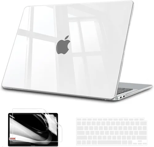 Vista 22 de B BELK Funda compatible con MacBook Air de 13 pulgadas 2022 2021 2020 2019 2018 A2337 M1 A2179 A1932 Touch ID, carcasa rígida de plástico mate