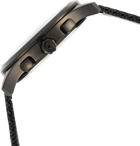 Vista 3 de Akribos - Reloj de pulsera de acero inoxidable con cronógrafo suizo de cuarzo Multifunción 3 subdial para hombre