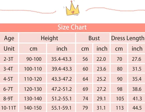 Vista 6 de MDYCW Princess Dress Up Birthday Party Fairy Costume for Toddler Girls Special Occasion Dresses Pageant Ball Gown