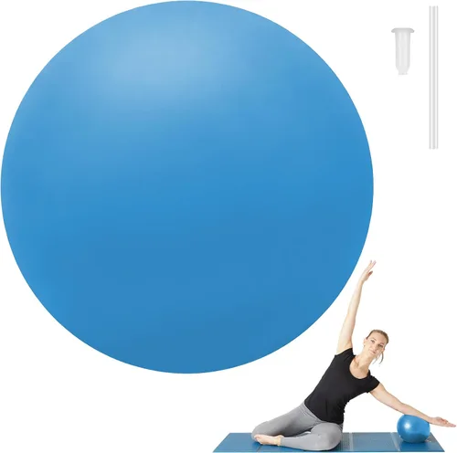 Vista 10 de Pelota de pilates pequeña de 9 pulgadas, mini pelotas de yoga para gimnasio, yoga, entrenamiento de núcleo, fitness, entrenamiento, estabilidad