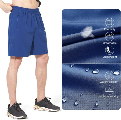 Vista 5 de NORTHYARD - Pantalones cortos deportivos para correr para hombres, ligeros, de secado rápido, 7, 5 o 9 pulgadas, para senderismo, deportes, gimnasio