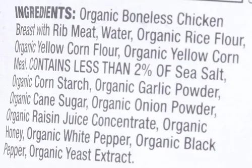Vista 3 de Perdue Simply Smart Organics - Nuggets de pechuga de pollo empanizados sin gluten, 22 onzas (congelado)