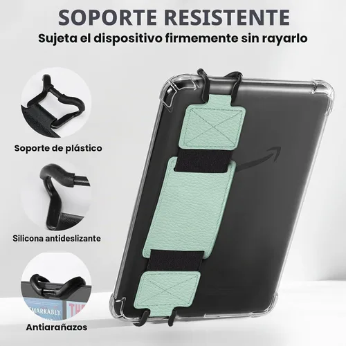 Vista 4 de MoKo Paquete de 2 correas de mano para tablets Kindle eReaders de 6 a 8
