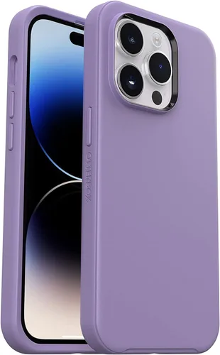 Vista 12 de Funda antimicrobiana OtterBox Symmetry Series Series+ con MagSafe para iPhone 14 Pro (SOLAMENTE) - Embalaje no minorista - Azul/Rojo Arizona Sunrise