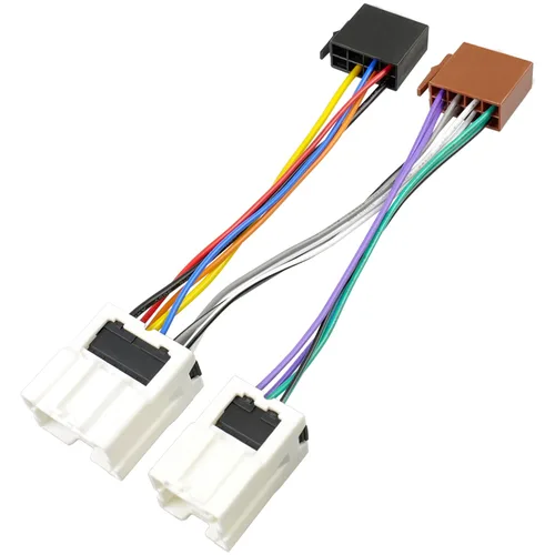 Vista 8 de Arnés de cableado estéreo para Nissan Adaptador de radio ISO a conector de 20 pines compatible con Altima Sentra Frontier Versa Xterra Murano Leaf