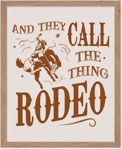 Vista 228 de Poster Master Póster de You've Yeed Your Last Haw - Impresión retro de vaquero marrón - Arte occidental - Arte moderno - Arte del salvaje oeste