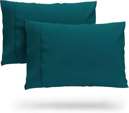 Vista 13 de Cosy House Collection Juego de 2 fundas de almohada de rayón de alta calidad derivado de bambú, ropa de cama ultrasuave, refrescante y transpirable