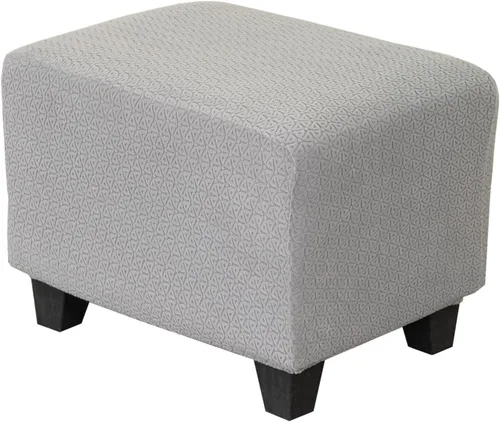 Vista 12 de KRFOONN Fundas otomanas elásticas y rectangulares para reposapiés, fundas impresas para taburetes de pies, protector de muebles con parte inferior