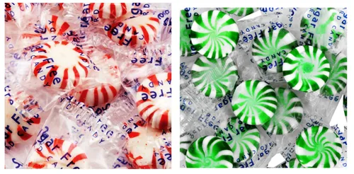Vista 5 de Coastal Bay Confections 1 (3 onzas) Cada bolsa sin azúcar Starlight Mints con aceite de menta verde natural y mentas Starlight con aceite de menta