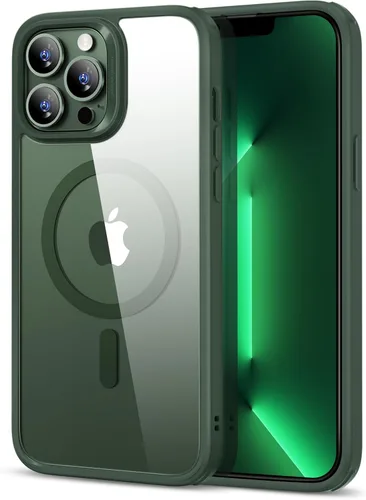 Vista 36 de ESR Funda para iPhone 14 Pro, compatible con MagSafe, protección de grado militar a prueba de golpes, resistente al amarillamiento, funda magnética