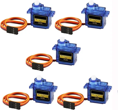 Vista 7 de 2 unids SG90 Micro Servo Motor SG90 9G Gear Motor Control para Arduino Raspberry Pi RC Car Toy Robot Helicóptero Avión Controles Coche Barco DIY