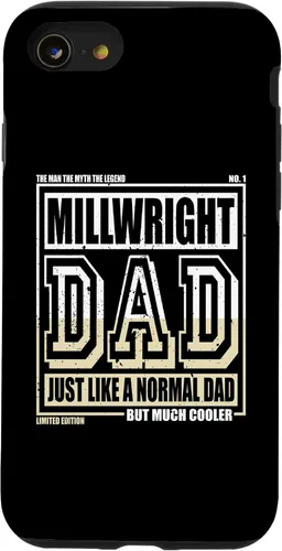 Vista 13 de Funda para iPhone 13 Like A Normal Dad Father Millwright