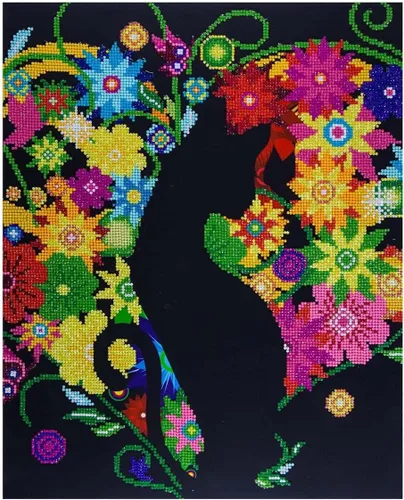 Vista 9 de DIAMOND ART BY LEISURE ARTS Kits de pintura de diamantes para adultos de 14 x 16 pulgadas, vino abstracto avanzado, taladro completo, kits de arte