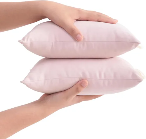 Vista 12 de FLXXIE Tiny Pillows, microfibra alternativa de plumón 11 x 7 pulgadas, gris Gris Oscuro