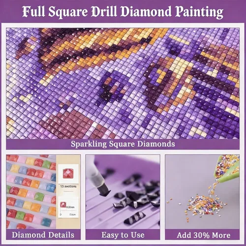 Vista 5 de Sky Eagle Diamond Painting Kits for Adults Beginners, 5D Full Drill Diamond Art Kits Gem Art for Home Wall Decor, Rhinestone Embroidery Crafts, DIY