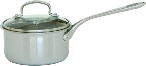 Vista 6 de ExcelSteel Juego de utensilios de cocina de tres capas, 14 x 10 x 7.2
