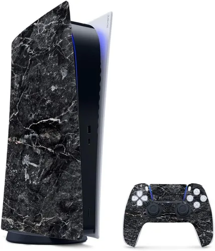 Vista 72 de MightySkins - Skin para juegos para PS5 / Playstation 5 Bundle – Mármol ámbar Envoltura protectora de vid Fácil de aplicar y cambiar