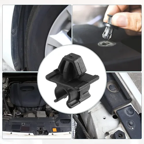 Vista 2 de ACROPIX Clip de varilla de soporte de capó para Honda Ridgeline - Paquete de 1 negro