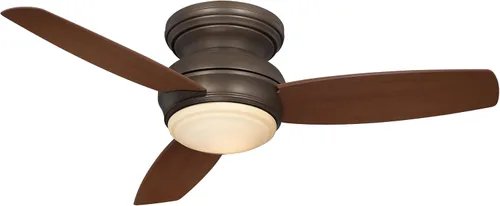 Vista 2 de Minka-Aire F593L-ORB, ventilador de exterior de 44" con diseño tradicional LED de bronce con LED y Ctrl