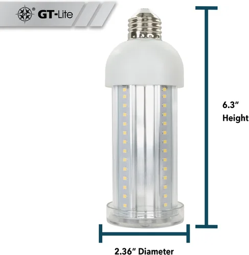 Vista 6 de GT-Lite Bombilla LED de mazorca de maíz, 25 W (equivalente a 150 W), 2500 lúmenes, luz diurna 5000 K, base E26, luz LED de ahorro de energía