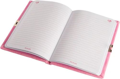 Vista 2 de Tinc SGJOURPK - Diario con cerradura A5 Snuggly Soft Touch, color rosa Rosado