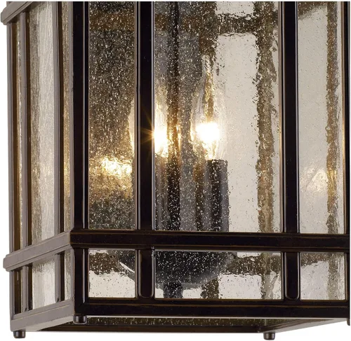 Vista 7 de J du J Sierra Craftsman - Lámpara de pared para exteriores de 15 pulgadas de alto