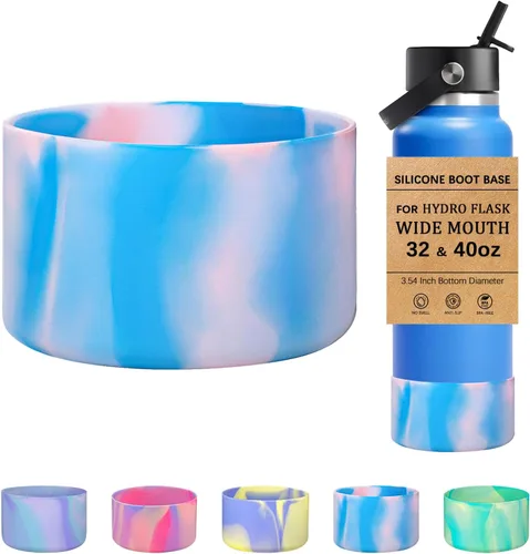 Vista 23 de HEYSKAY - Base de silicona para botella de agua Hydro Flask de boca ancha de 32 a 40 onzas