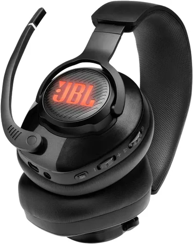 Vista 7 de JBL Quantum 400 - Auriculares con cable para juegos con USB y esfera de equilibrio de chat - negro