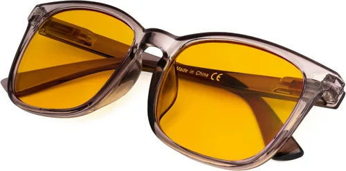 Vista 27 de Gafas de lectura cuadradas de gran tamaño con bloqueo de luz azul para mujeres y hombres