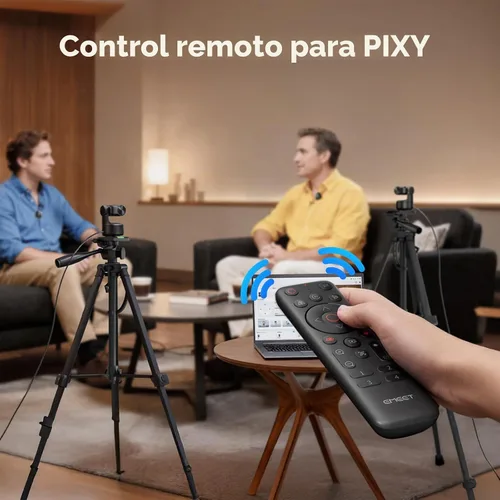 Vista 2 de EMEET PIXY Cámara PTZ con doble cámara 4K y control remoto