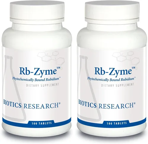 Vista 7 de Biotics Research Rb Zyme Whole Food Rubidium Source, Ultra Trace Mineral, Glandular Health, 100 Tabletas