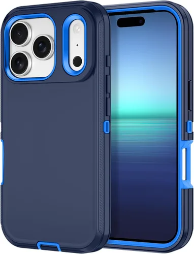Vista 15 de I-HONVA Funda para iPhone 17 a prueba de golpes, a prueba de polvo y caídas, 3 capas de protección de cuerpo completo [sin protector de pantalla]